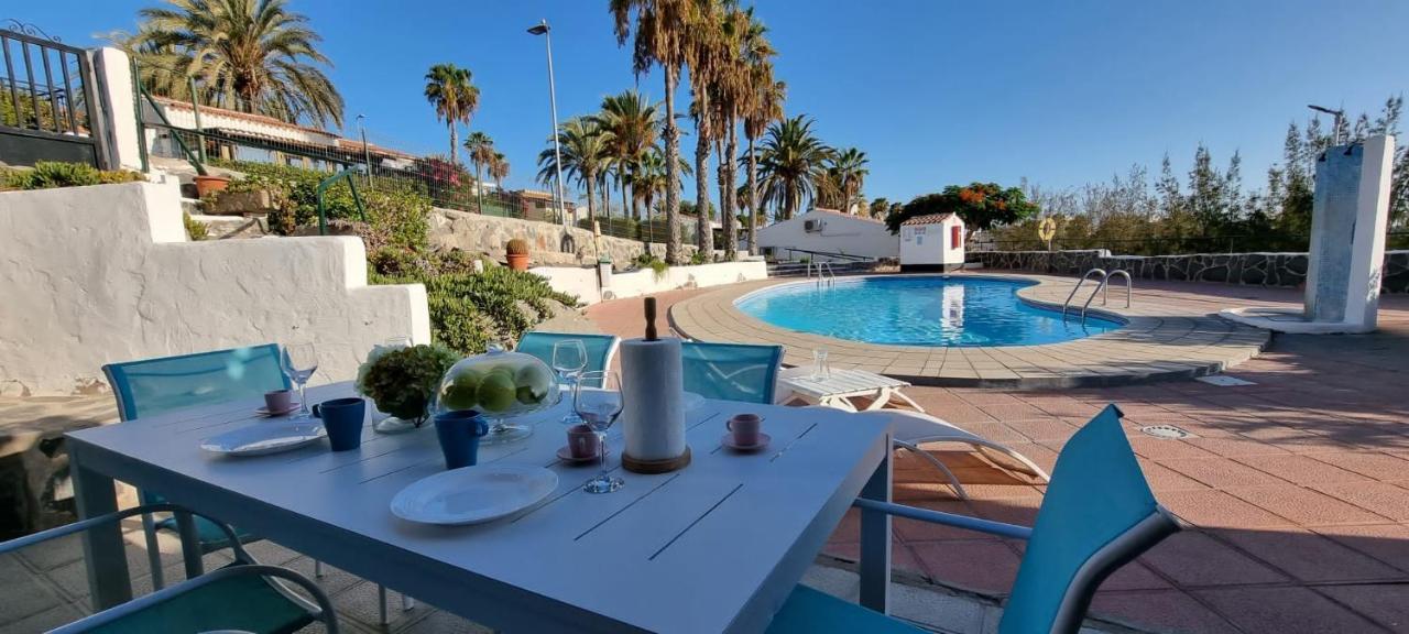 Arguineguin, Two Bedrooms Bungalow, Pool & Wifi Eksteriør billede